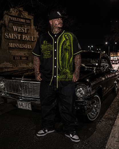 La Muerte |Baseball Jersey | Dark Chicano Gothic Streetwear
