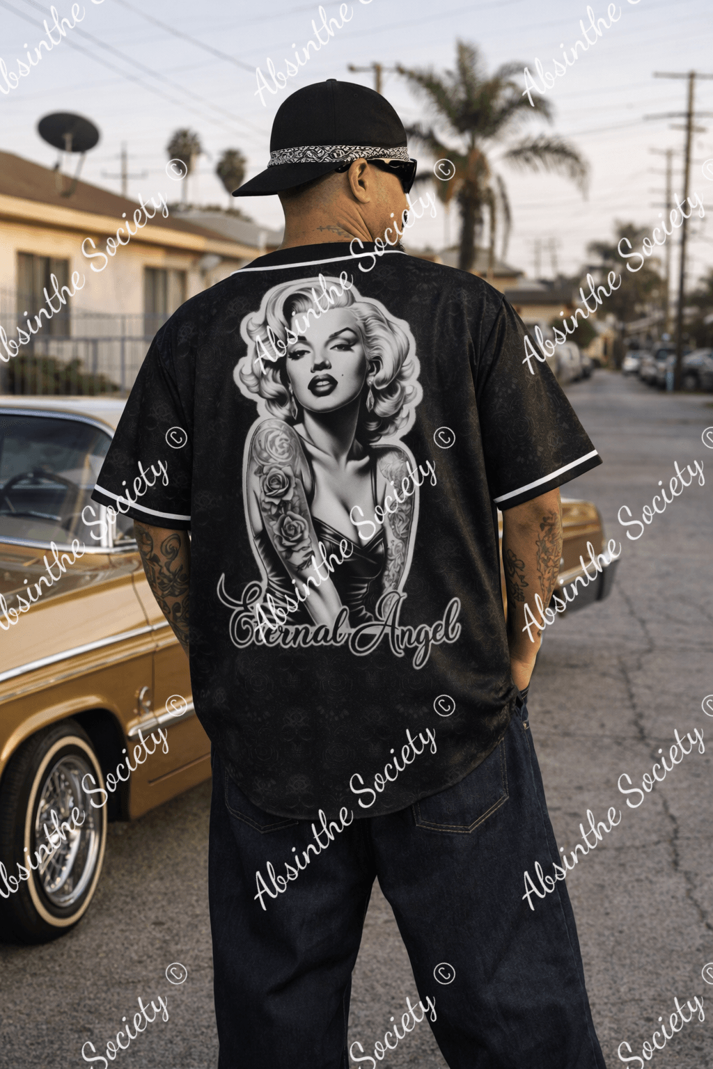Eternal Angel with Chest Shield - Baseball Jersey