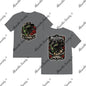 La Vida Toxica - La Pareja - Double Side T-Shirt Printed in USA Charcoal