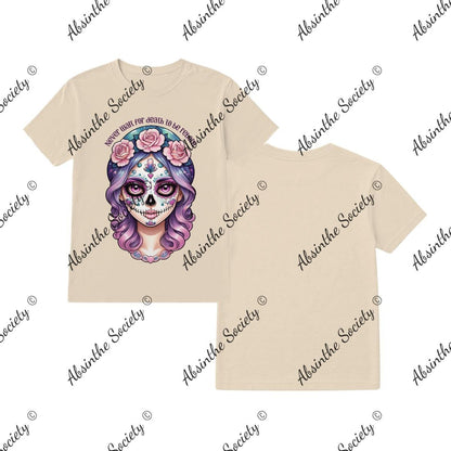 Never Wait for Death to be Reborn Printed in USA Sand