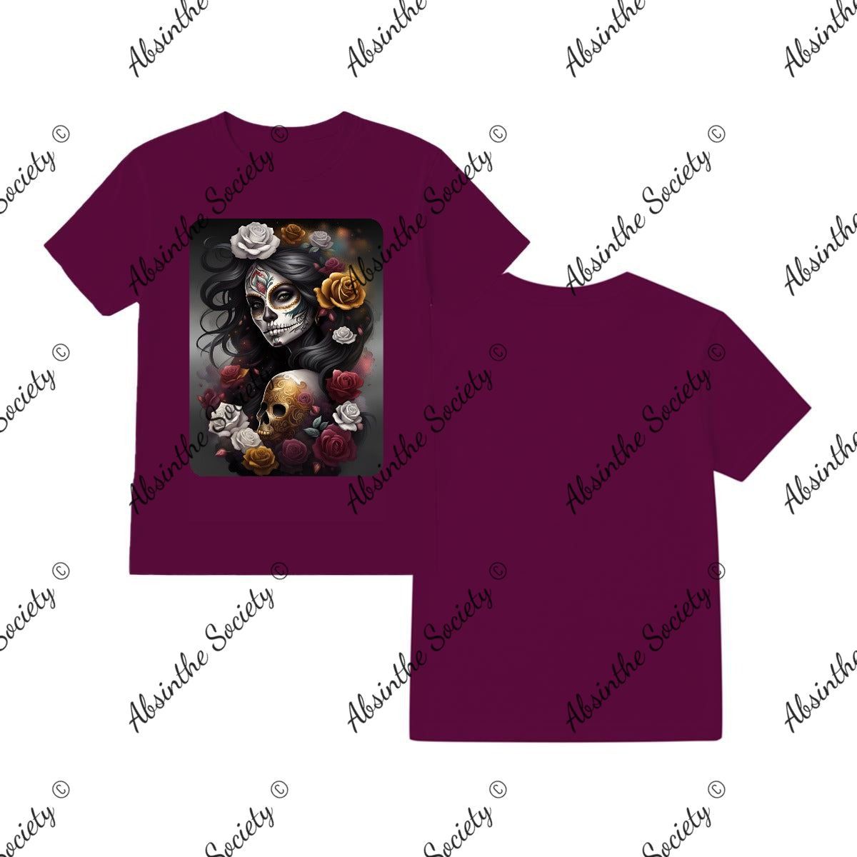 Que Bonito La Muerte Printed in USA Maroon