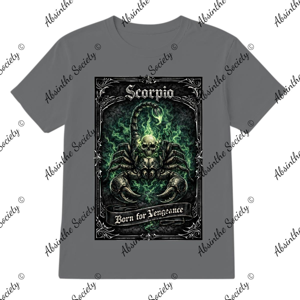 Scorpio - Born for Vengeance T-Shirt Printed in USA