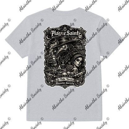 La Vida Toxica- La Pareja Grayscale- Double Side T-Shirt Printed in USA