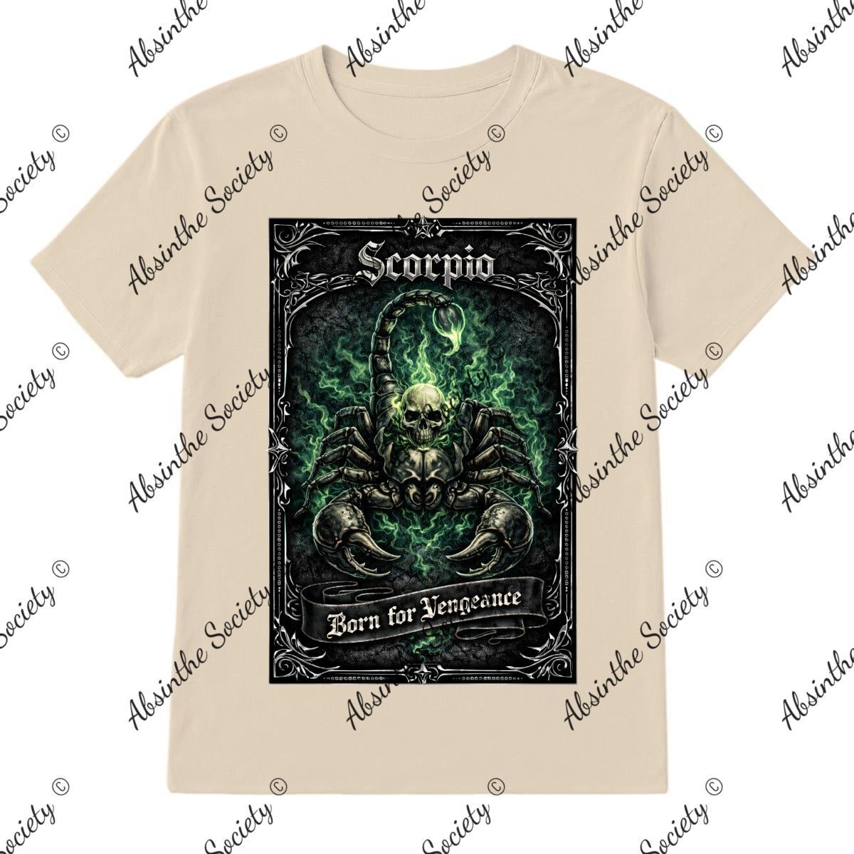Scorpio - Born for Vengeance T-Shirt Printed in USA