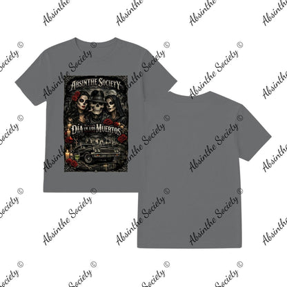 Día de los Muertos Absinthe T-Shirt | Absinthe Society Charcoal