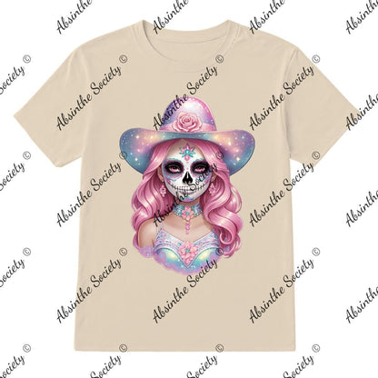 Pretty Pastel Catrina - T-Shirt Printed in USA