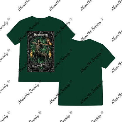 Sagittarius Mighty Centuar T-Shirt Printed in USA Forest