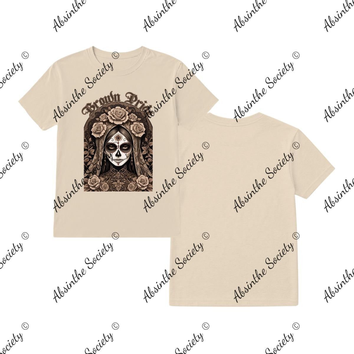Brown Pride- Brown Catrina Printed in USA Sand