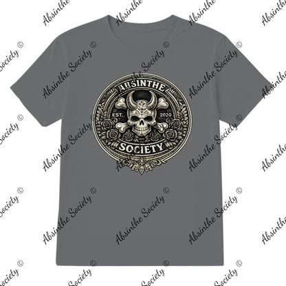 Absinthe Society - Grayscale Logo T-Shirt Printed in USA