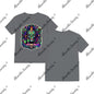 Absinthe Society Sugar Skull- T-Shirt Printed in USA Graphite