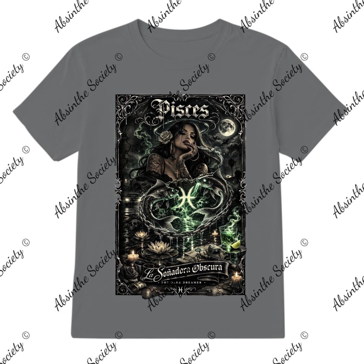 Pisces Dark Dreamer T-Shirt Printed in USA