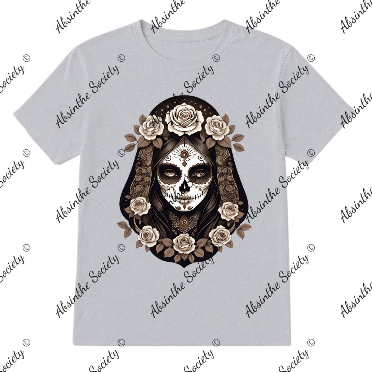 Sepia Queen Catrina Printed in USA