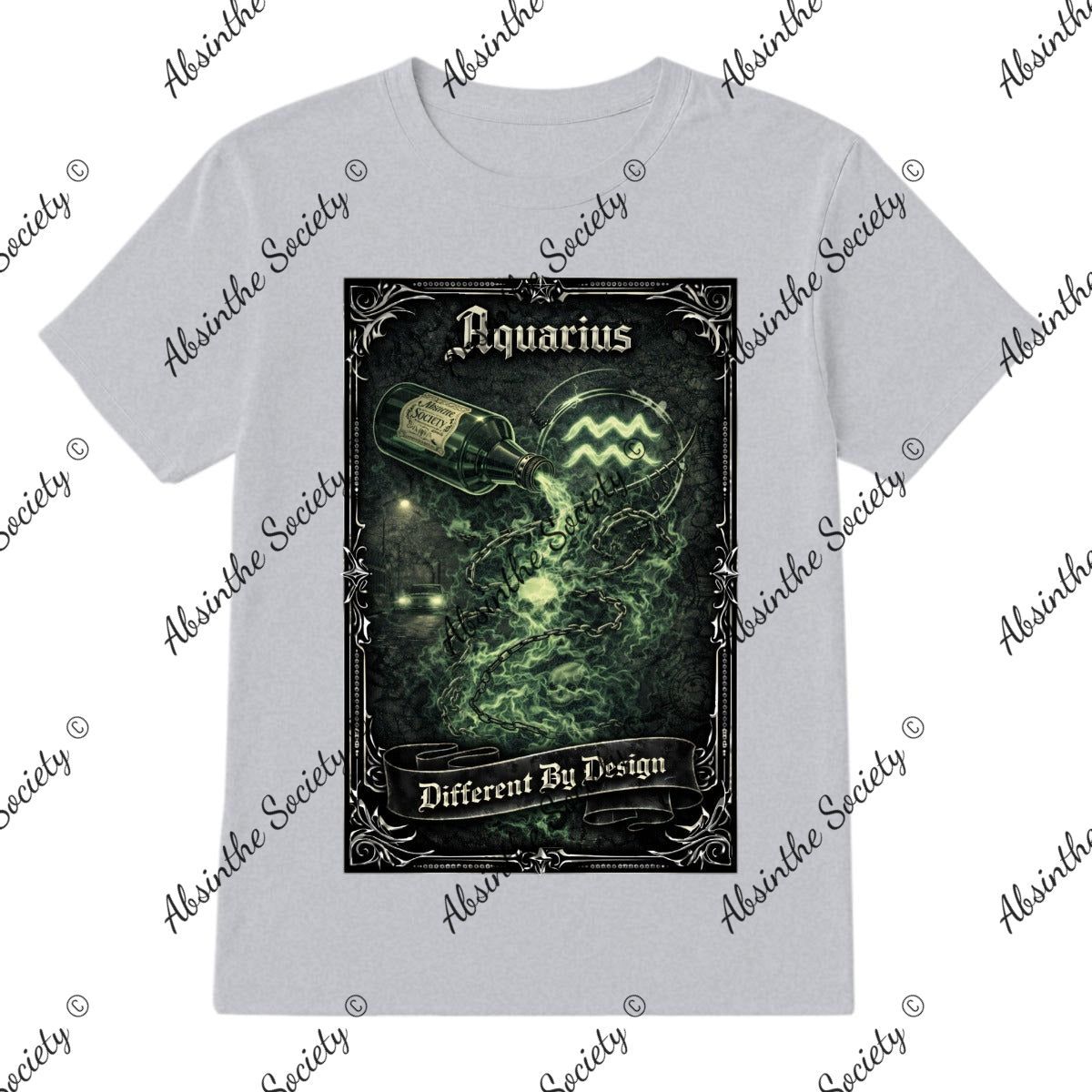 Aquarius T-Shirt Printed in USA|