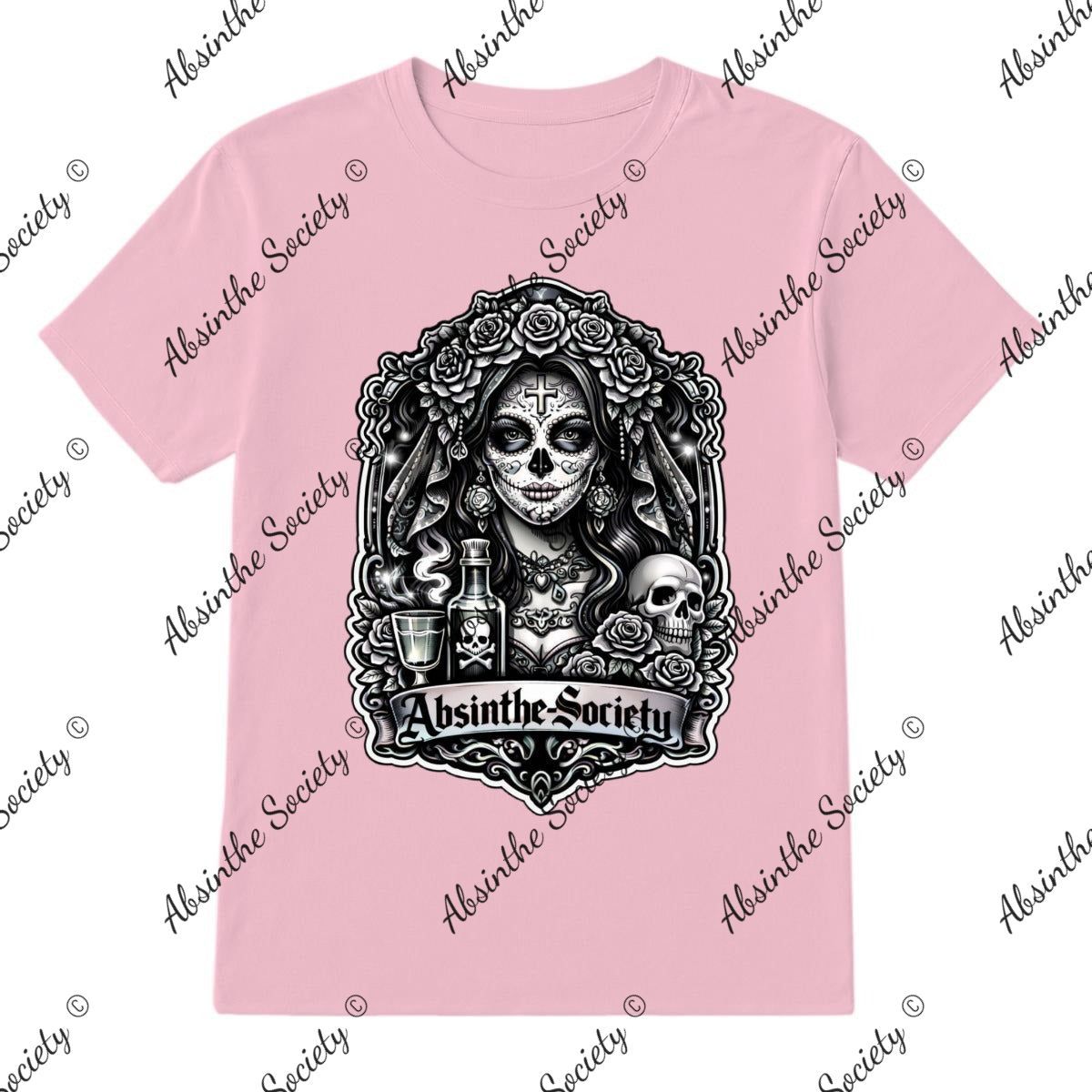 Absinthe Society Catrina - T-Shirt Printed in USA