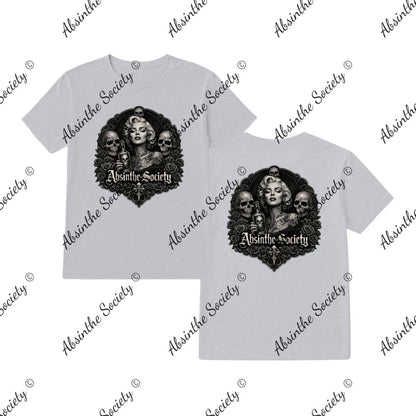 Marilyn Absinthe Society - T-Shirt Printed in USA Sport Grey