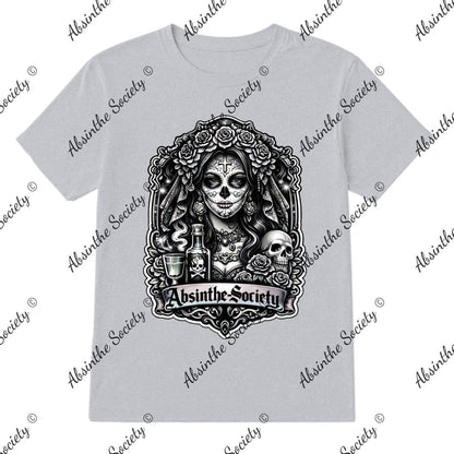 Absinthe Society Catrina - T-Shirt Printed in USA