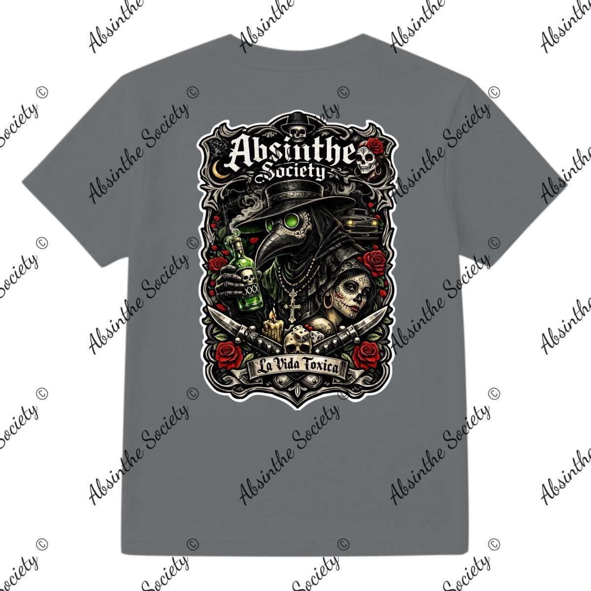 La Vida Toxica - La Pareja - Double Side T-Shirt Printed in USA