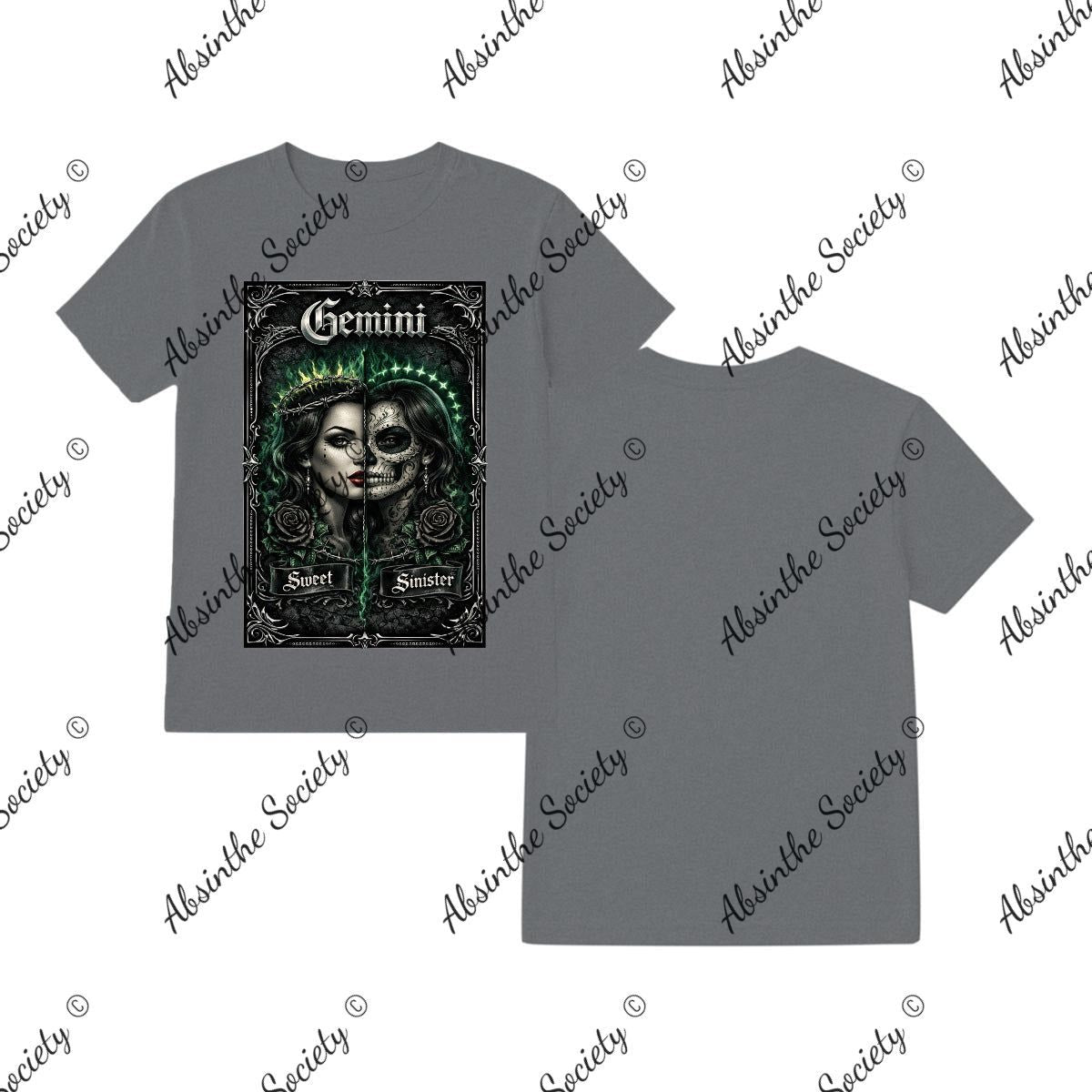 Gemini T-Shirt Printed in USA Graphite