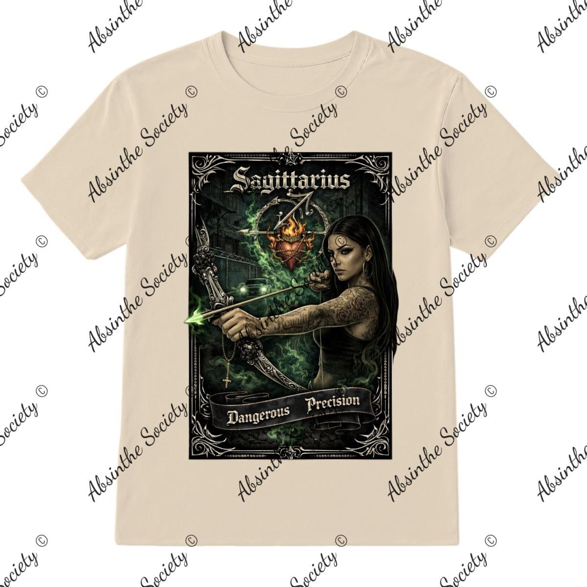 Sagittarius- Dangerous Precision T-Shirt Printed in USA