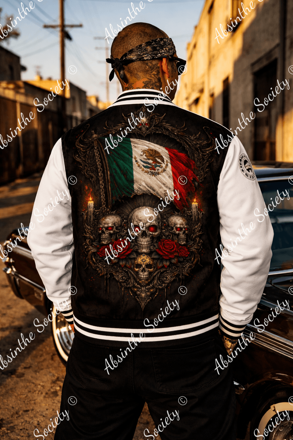🇲🇽 Mexico Flag Varsity Jacket - Mexican Pride