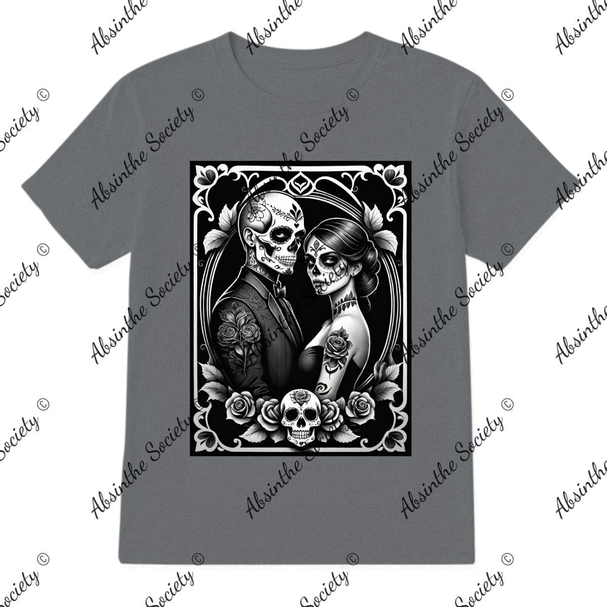 Ghostly Glamor | Unisex T-Shirt | Gildan 5000 | DTF Print | Printed in USA | Absinthe Society