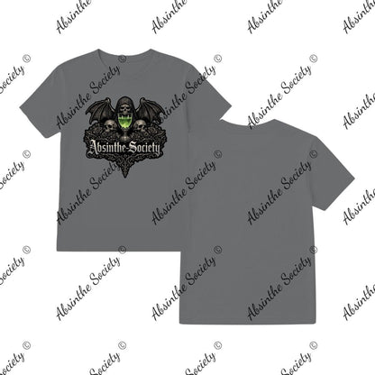 Death by Absinthe - Absinthe Society T-Shirt |Made in USA Charcoal