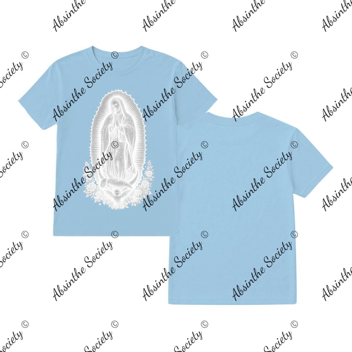 La Virgin Blanca - T-Shirt Printed in USA Light blue