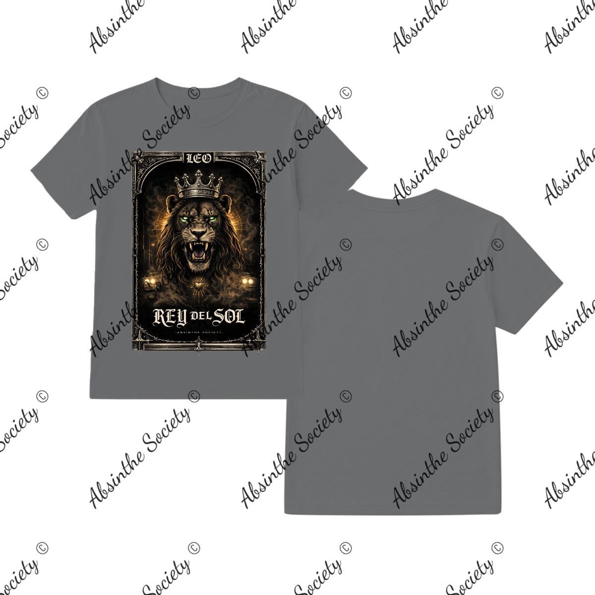 Leo I T-Shirt Printed in USA Charcoal