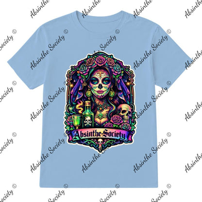 Absinthe Society Catrina Color - T-Shirt Printed in USA