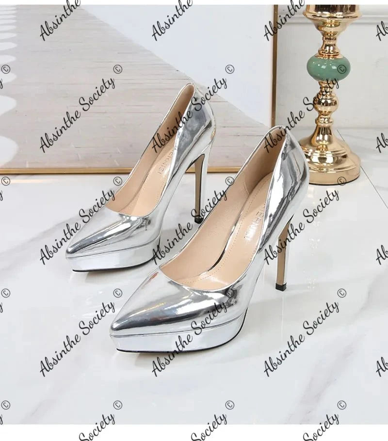 Dark Luxury Stiletto Pumps | 12cm High Heel