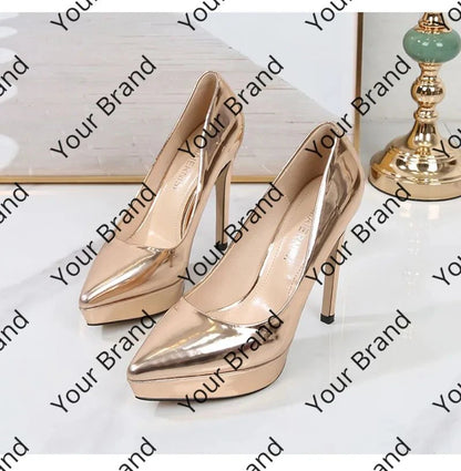 Dark Luxury Stiletto Pumps | 12cm High Heel