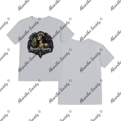 Chingona - Absinthe Society |T-Shirt Made in USA Sport Grey
