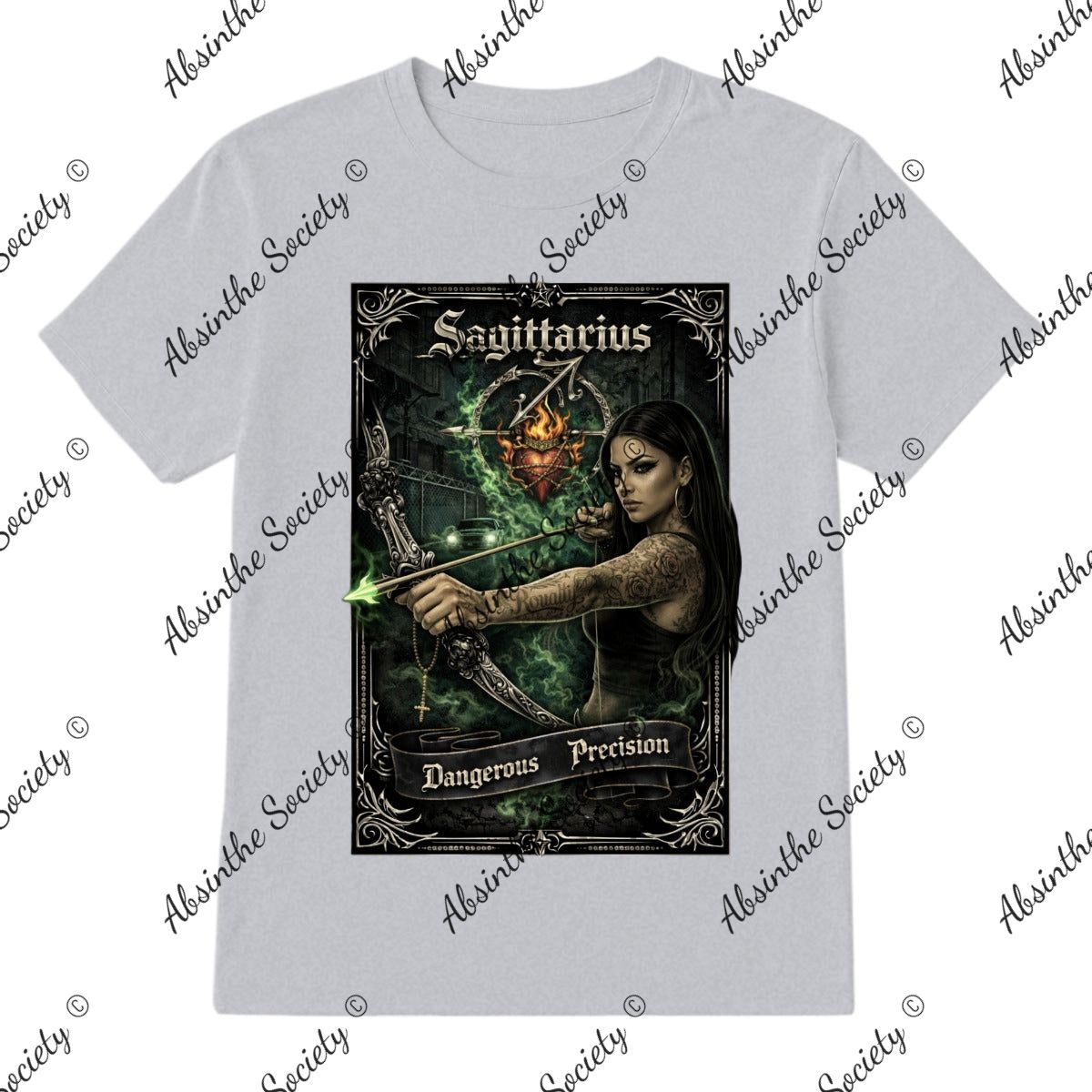 Sagittarius- Dangerous Precision T-Shirt Printed in USA
