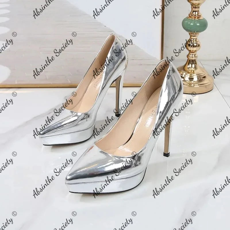 Dark Luxury Stiletto Pumps | 12cm High Heel