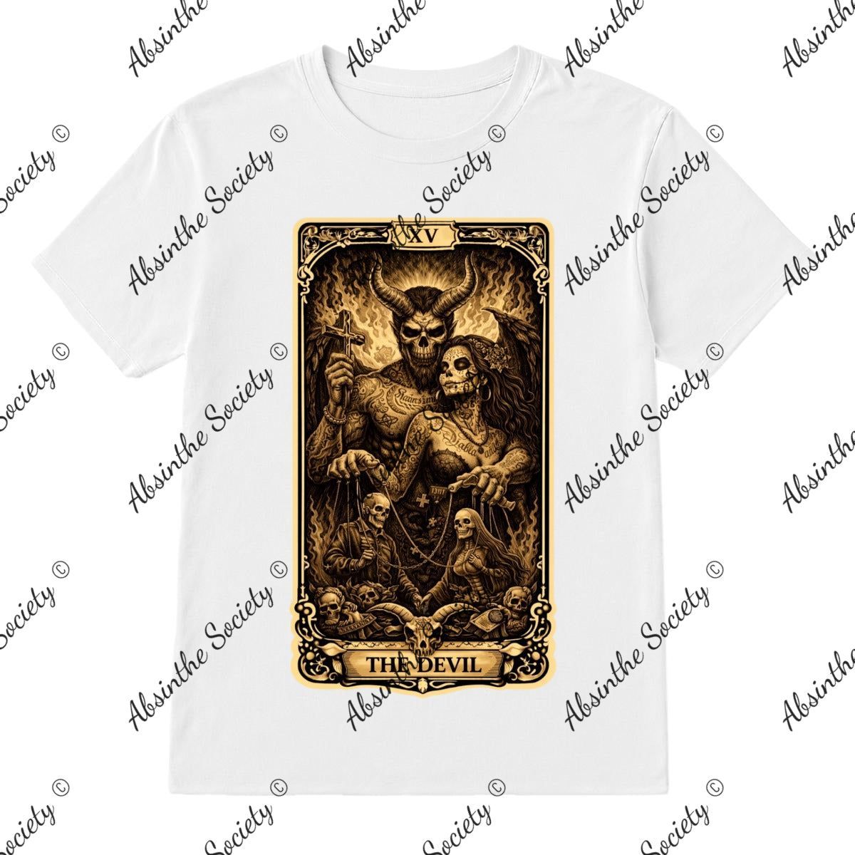 Major Arcana The Devil unisex T-Shirt Printed in USA