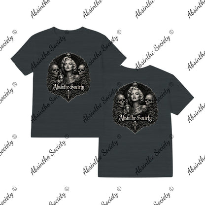 Marilyn Absinthe Society - T-Shirt Printed in USA Dark Heather
