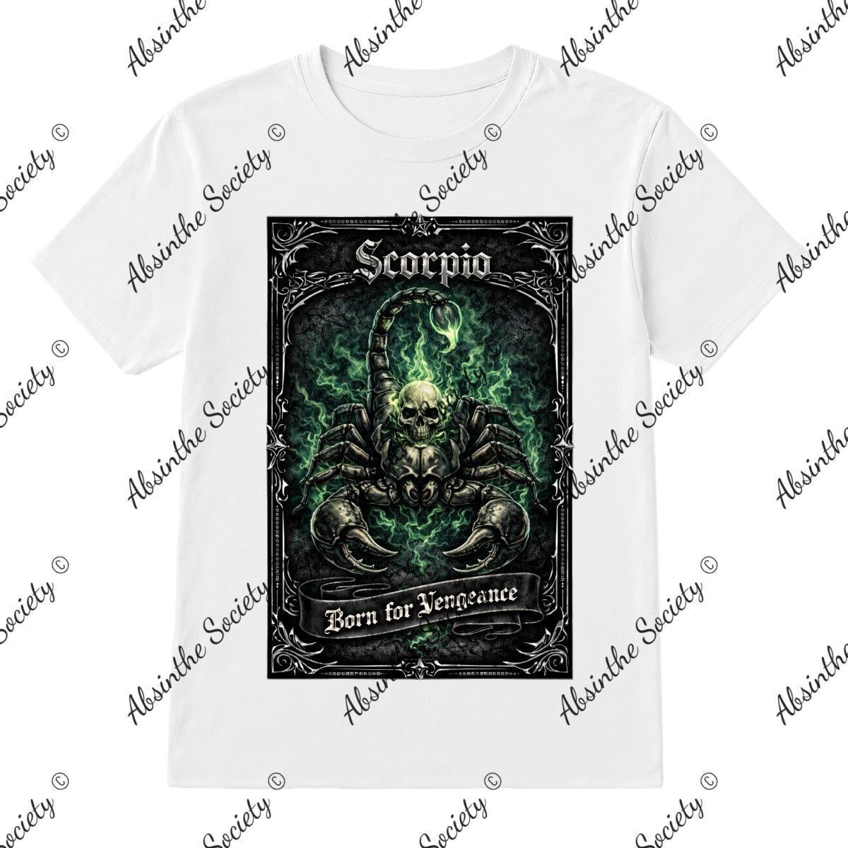 Scorpio - Born for Vengeance T-Shirt Printed in USA