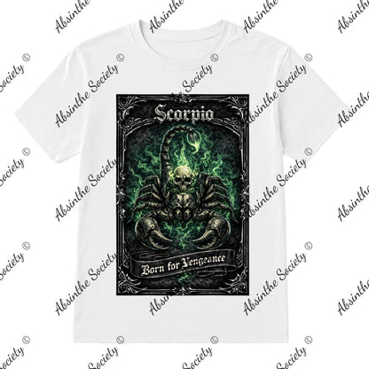 Scorpio - Born for Vengeance T-Shirt Printed in USA