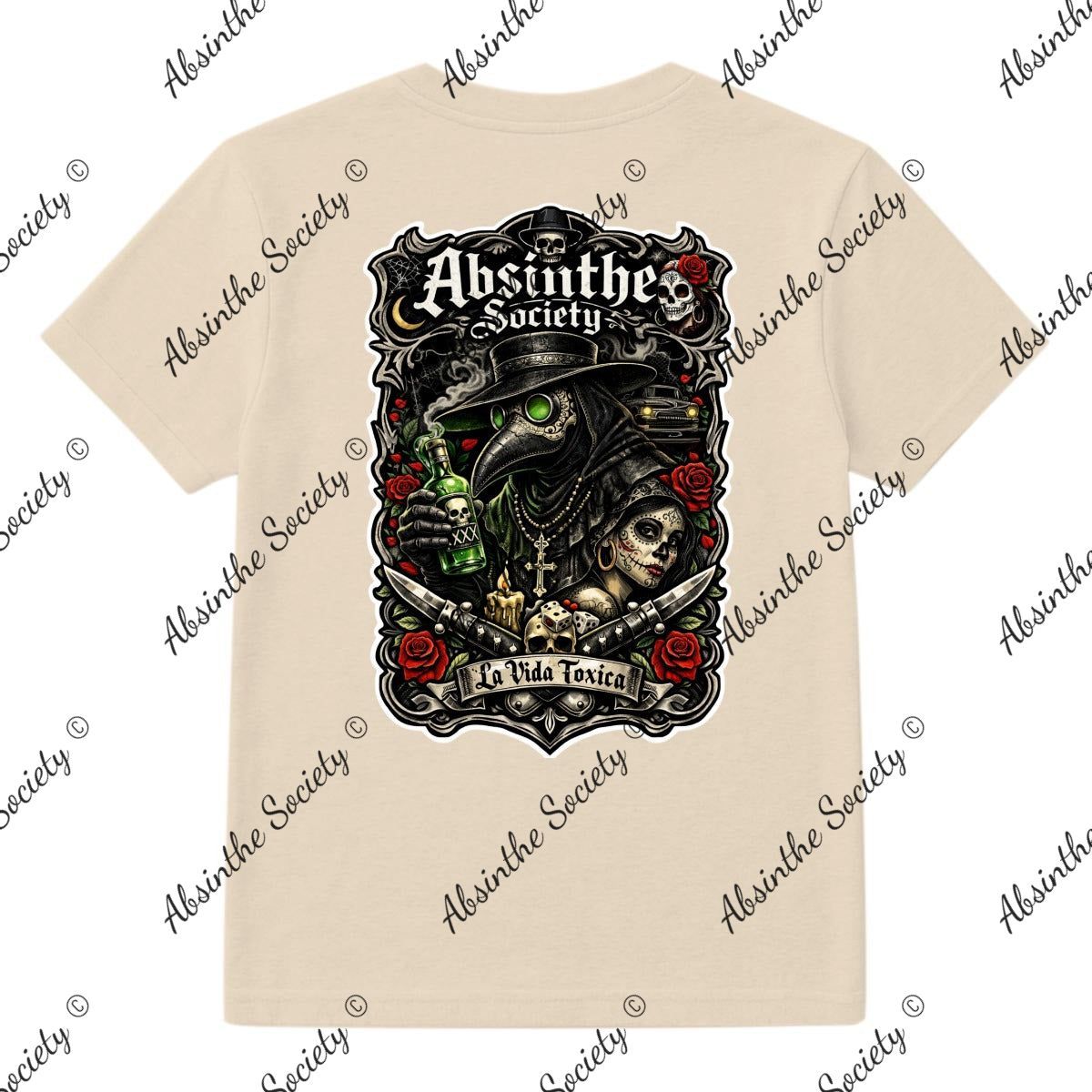 La Vida Toxica - La Pareja - Double Side T-Shirt Printed in USA