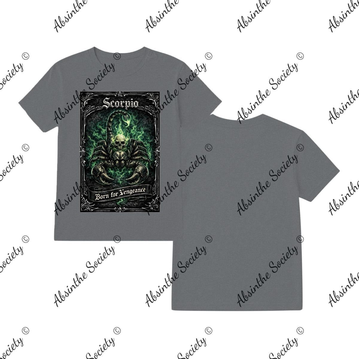 SCORPIO T-Shirt Printed in USA Graphite