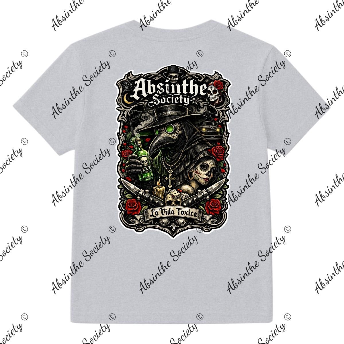 La Vida Toxica - La Pareja - Double Side T-Shirt Printed in USA