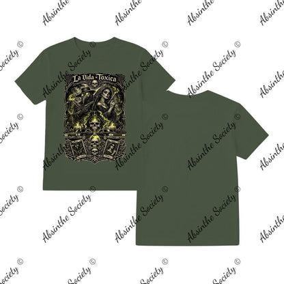 La Vida Toxica - Collector's Edition T-Shirt Printed in USA Military Green