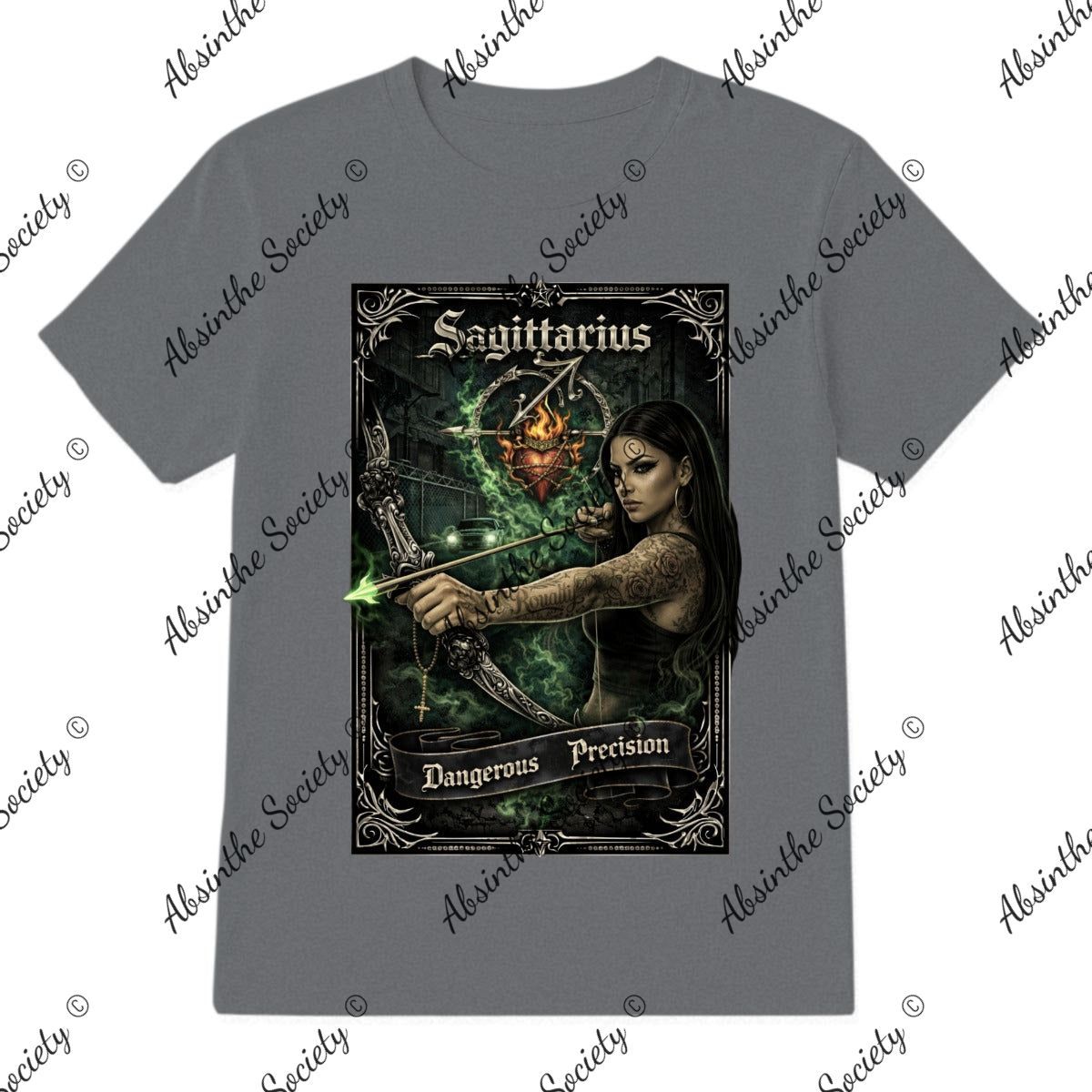 Sagittarius- Dangerous Precision T-Shirt Printed in USA