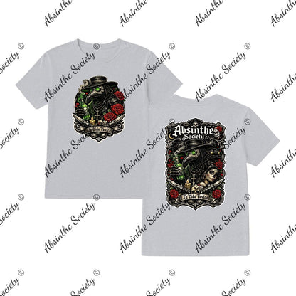 La Vida Toxica - La Pareja - Double Side T-Shirt Printed in USA Sport Grey
