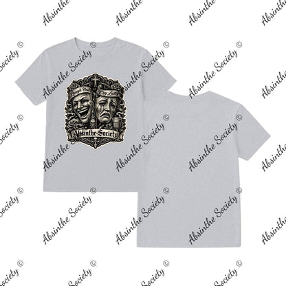 Laugh Now Cry Later - T-Shirt Printed in USA Sport Grey