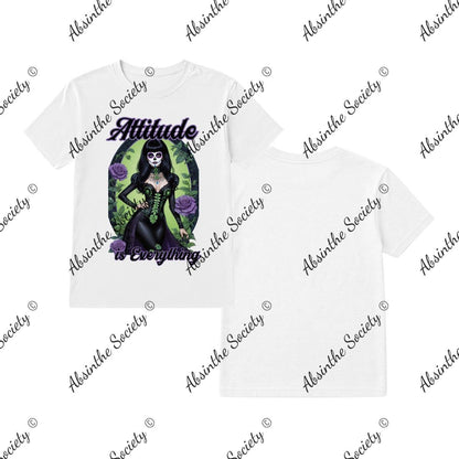 Attitude is Everything Printed in USA White