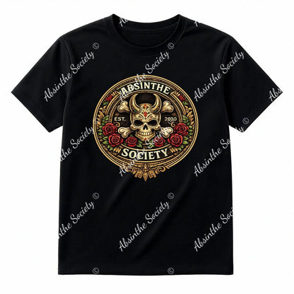Absinthe Society Color Logo- T-Shirt Printed in USA