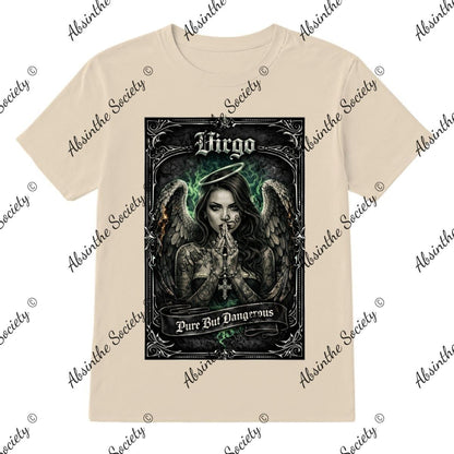 Virgo - Pure but Dangerous T-Shirt Printed in USA