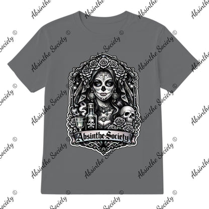 Absinthe Society Catrina - T-Shirt Printed in USA