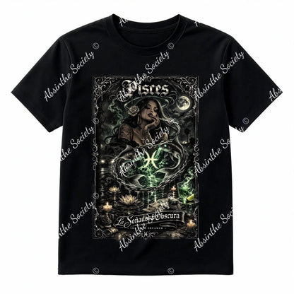 Pisces Dark Dreamer T-Shirt Printed in USA
